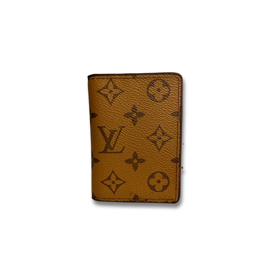 LOUIS VUITTON MONOGRAM FLIP CARD HOLDER - BROWN/BROWN