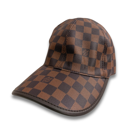 LOUIS VUITTON DAMIER HAT - BROWN