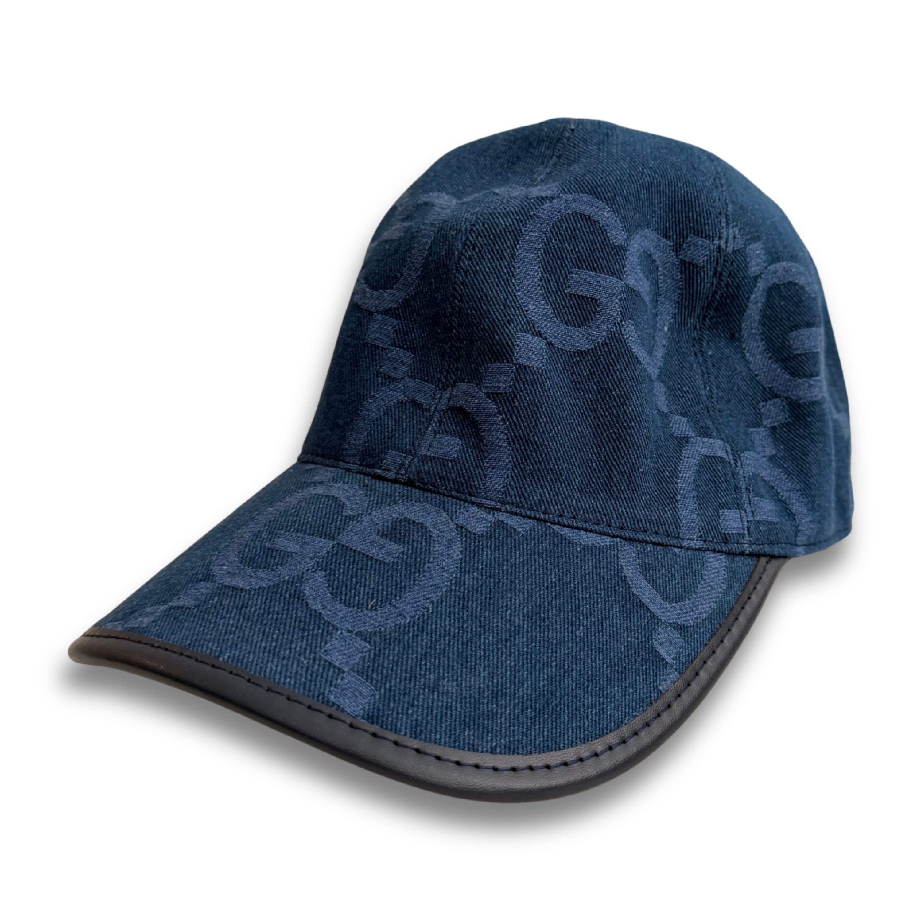 GUCCI GG JUMBO RIM HAT - BLUE/BLACK – Zookicks