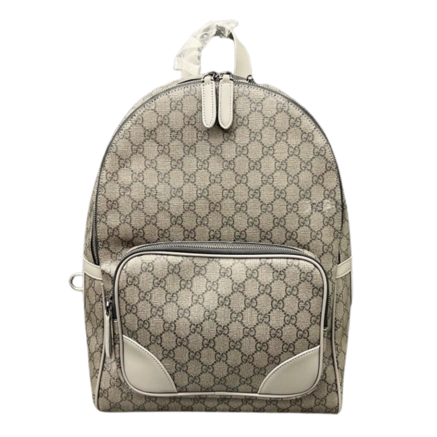 GUCCI GG EMBLEM BACKPACK MEN - BEIGE