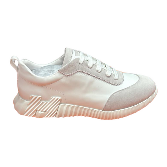 HERMES BOUNCING SNEAKER - WHITE/GREY
