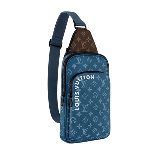 LOUIS VUITTON 57TH STREET NYC AVENUE SLINGBAG MENS - BLUE