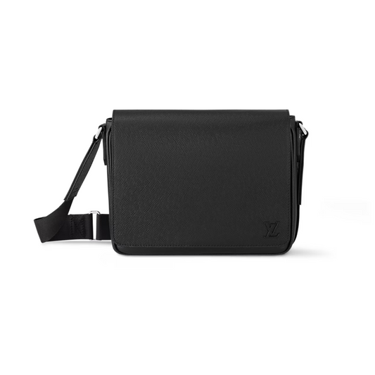 LOUIS VUITTON TAIGA DISTRICT BAG MENS - BLACK