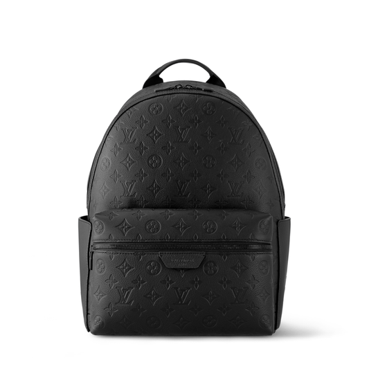 LOUIS VUITTON DISCOVERY BACKPACK EMBOSSED MONOGRAM - BLACK