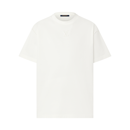 LOUIS VUITTON EMBOSSED LOGO T-SHIRT - WHITE