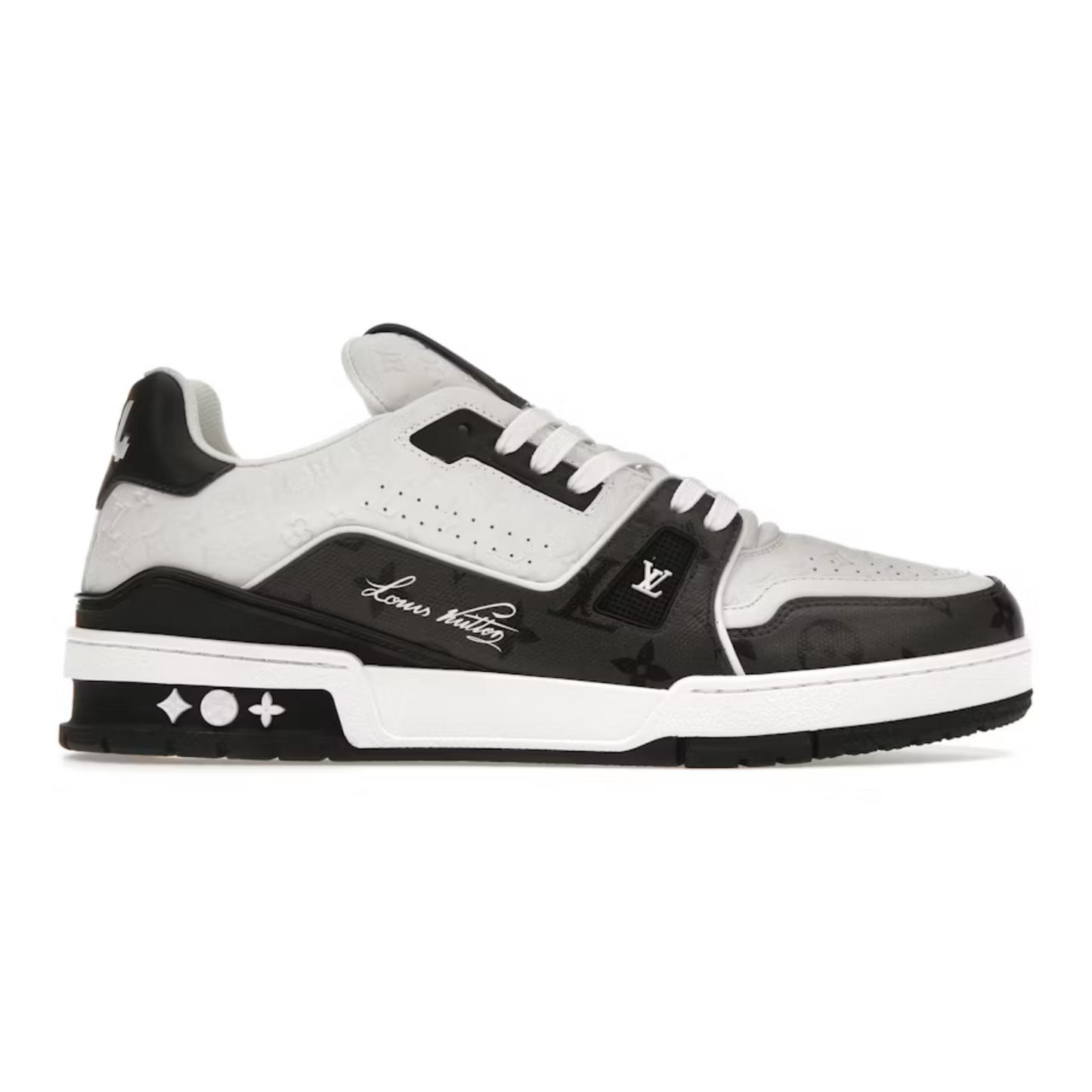 LOUIS VUITTON TRAINER SNEAKER BLACK/WHITE