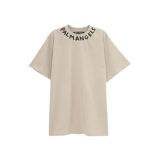 PALM ANGELS SEASONAL T-SHIRT - BEIGE