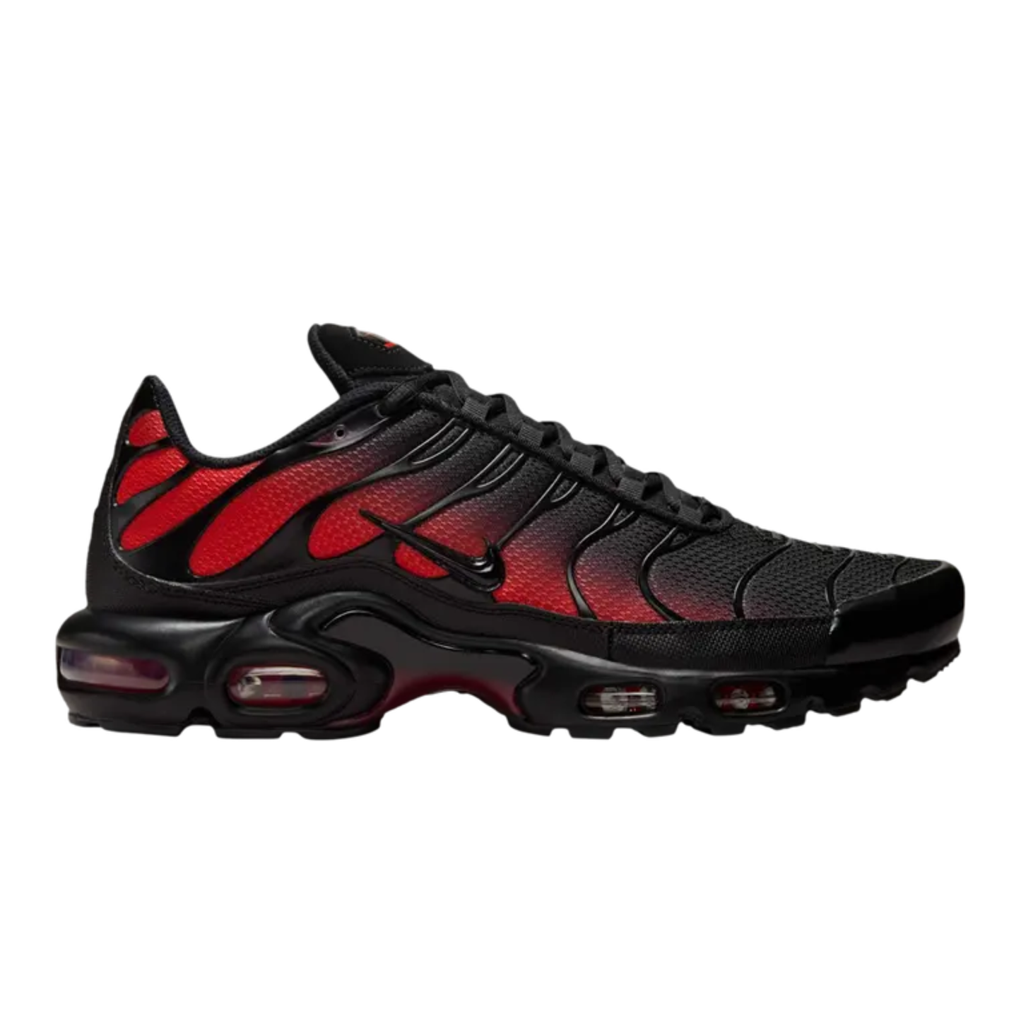 NIKE TN AIR MAX PLUS - BLACK LIGHT CRIMSON