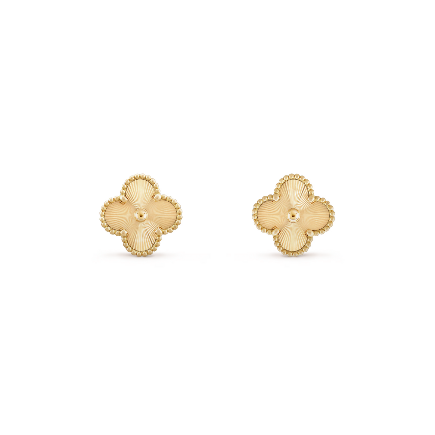VAN CLEEF VINTAGE ALHAMBRA EARSTUDS - GOLD